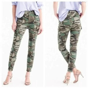 J. Crew 9" Cargo  Camouflage Toothpick Pants, size 31